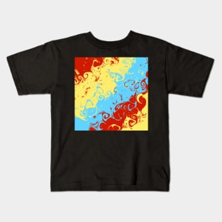 Colorful Twirling effect Kids T-Shirt